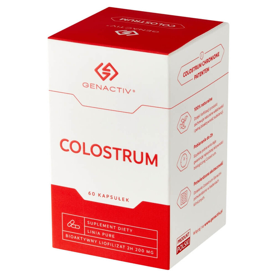 Genactiv Colostrum, 60 gélules