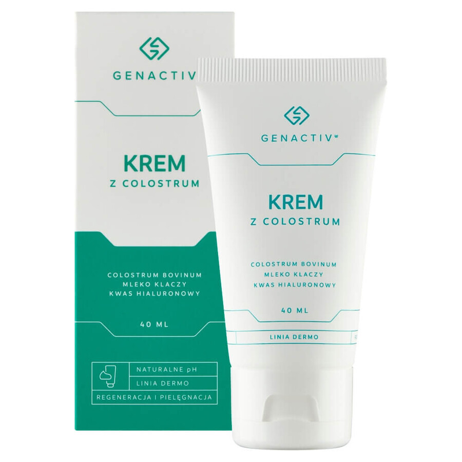 Genactiv, colostrum crème voor gezicht en lichaam, 40 ml