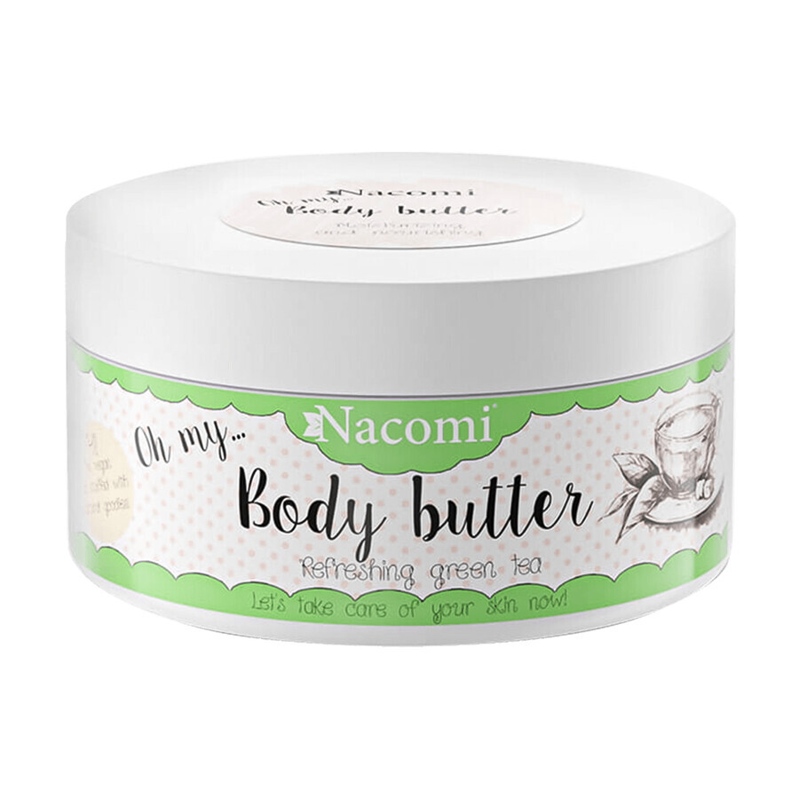 Nacomi, body butter, green tea, 100 ml