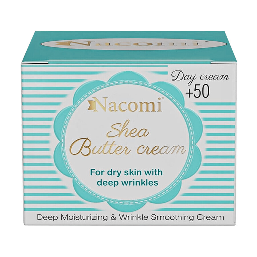 Nacomi, crème anti-rides pour le visage +50, 50 ml