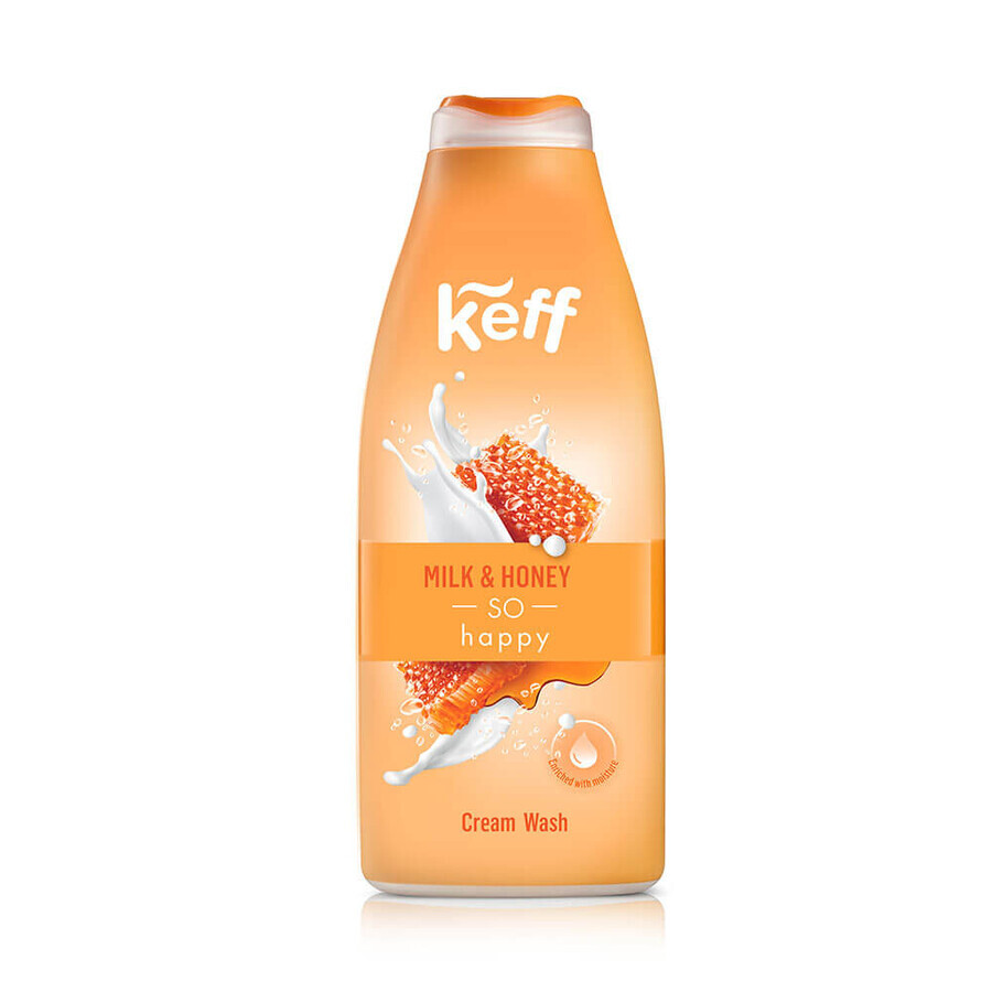 Gel douche Keff Milk & Honey, 500 ml, Sano