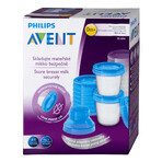 Avent, contenitori per latte materno, SCF618/ 10, 10 x 180 ml