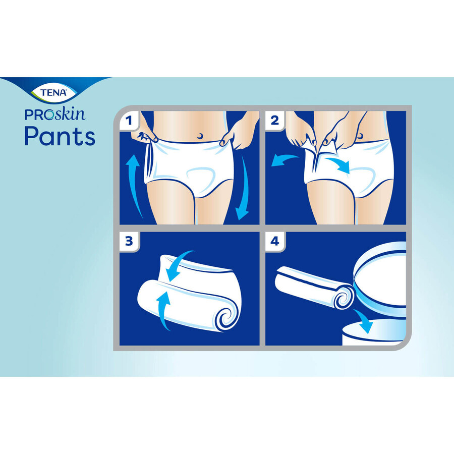 Tena Pants ProSkin, slip absorbant, taille M, 80-110 cm, Normal, 30 pièces