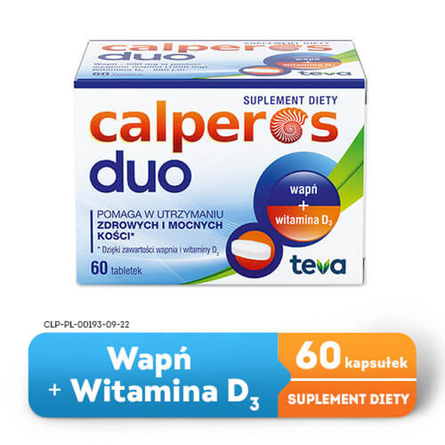 Calperos Duo, 60 comprimés