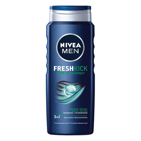 Gel douche Fresh Kick pour hommes, 500 ml, Nivea