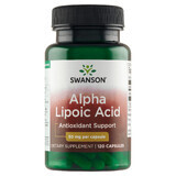 Swanson Alpha Lipoic Acid, Alpha Lipoic Acid 50mg, 120 Capsules