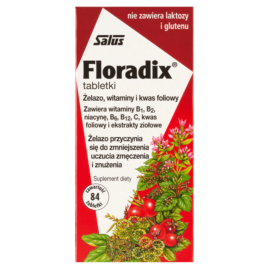 Floradix Fer et Vitamines, 84 comprimés