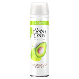 Gillette Satin Care, gel de rasage, Avocado Twist, 200 ml