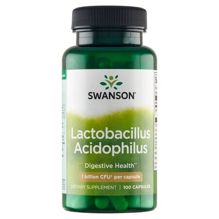 Swanson Lactobacillus Acidophilus, 100 gélules