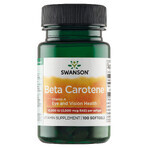 Swanson Beta Carotene 10000 IU, beta carotene, 100 capsules de gel