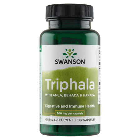 Swanson Triphala, 100 gélules