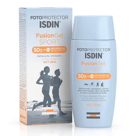 Isdin Fusion Sport Gel corporel de protection solaire avec SPF 50, 100 ml