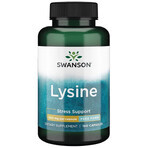 Swanson L-Lysine, L-lysine 500 mg, 100 gélules