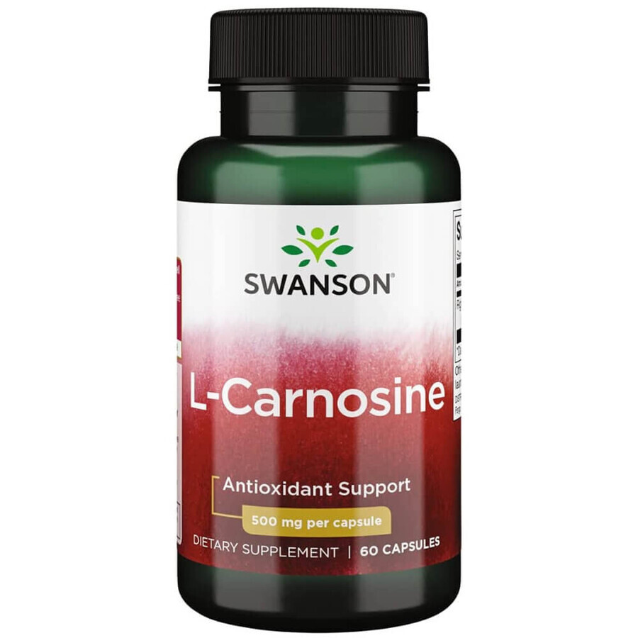 Swanson L-Carnosina, L-Carnosina, 60 capsule