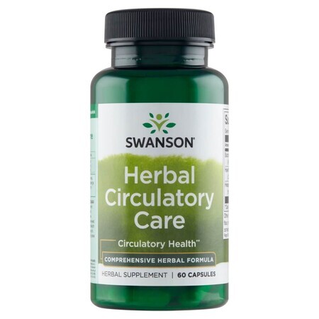 Swanson Herbal Circulatory Care, 60 gélules