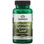 Swanson Gymnema Sylvestre Leaf, gurmar leaf, 100 gélules