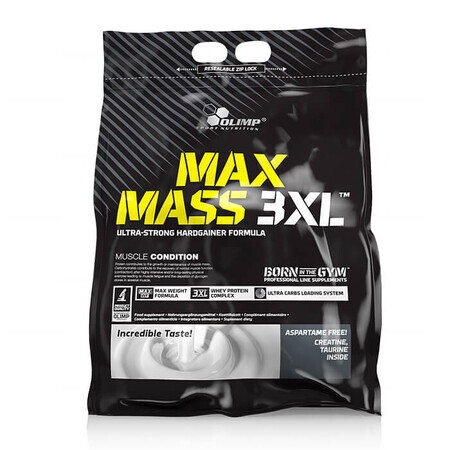 Olimp, MaxMass 3XL, strawberry flavor, 6000 g