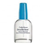 Sally Hansen, conditionneur d'ongles Double Duty Base &amp; Top coat, 13.3 ml