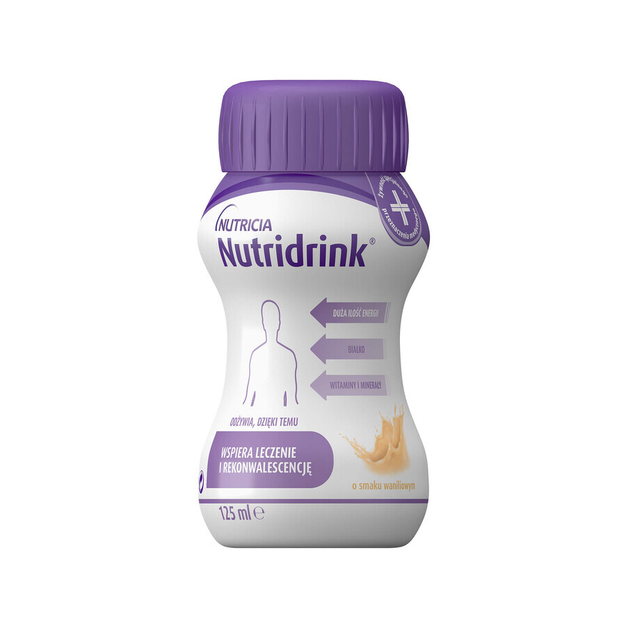 Nutridrink, vanilla flavor, 4 x 125 ml