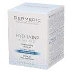 Dermedic Hydrain 3 Hialuro, gel-crème ultra-hydratant pour le visage, peaux sèches, 50 ml