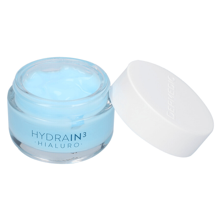 Dermedic Hydrain 3 Hialuro, gel-crème ultra-hydratant pour le visage, peaux sèches, 50 ml