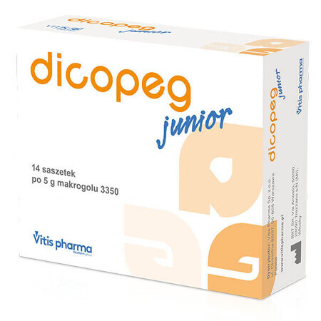 Dicopeg Junior, ab 6 Monaten, 5 g x 14 Beutel