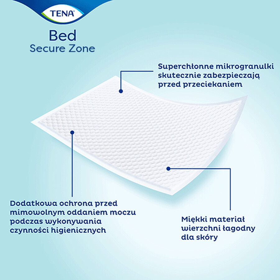 Tena Bed, serviette absorbante OTC Edition, Plus, 60 cm x 60 cm, 5 pièces