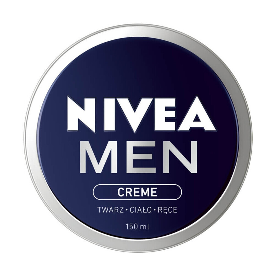 Nivea Men Creme, face, body and hand cream for men, 150 ml