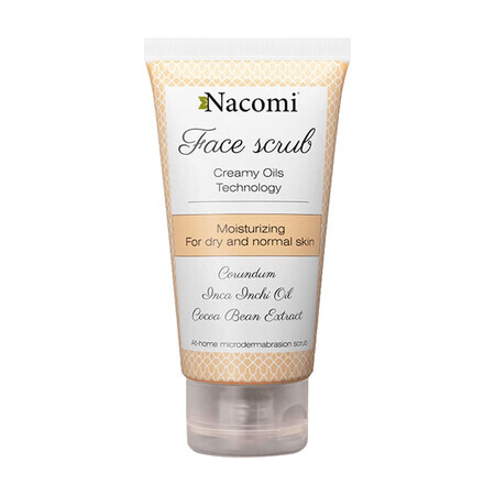 Nacomi, moisturizing facial scrub, 85 ml