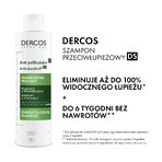 Vichy Dercos Anti Dandruff DS, shampooing antipelliculaire, cheveux normaux et gras, 390 ml