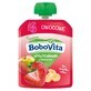 BoboVita Mousse en tube, pomme et fraise avec banane, apr&#232;s 6 mois, 80 g