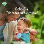 BoboVita Mousse in een tube, abrikozen met appel en peer, na 6 maanden, 80 g