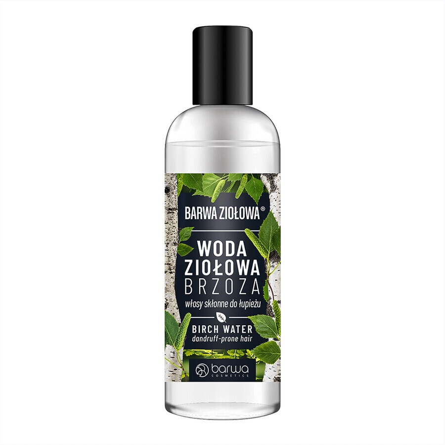 Barwa Herbal, agua de abedul para cabello con tendencia a la caspa, 95 ml