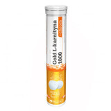 Olimp Gold L-carnitine 1000 + Chrome, saveur orange, 20 comprimés effervescents