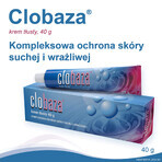 Clobaza, crème grasse, protection complète pour les peaux sèches et sensibles, 40 g