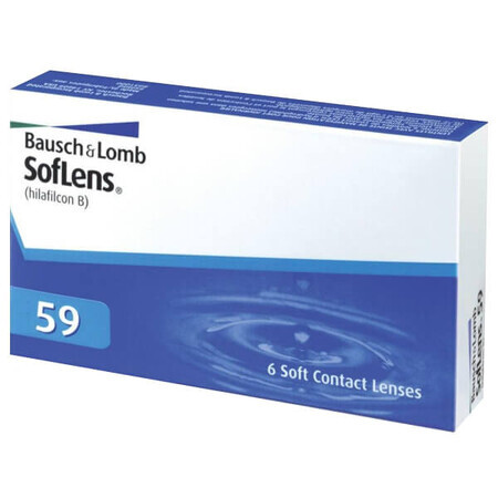 Contact lenses SofLens 59, 30 days, -1.50, BC 8.6, 6 pcs.