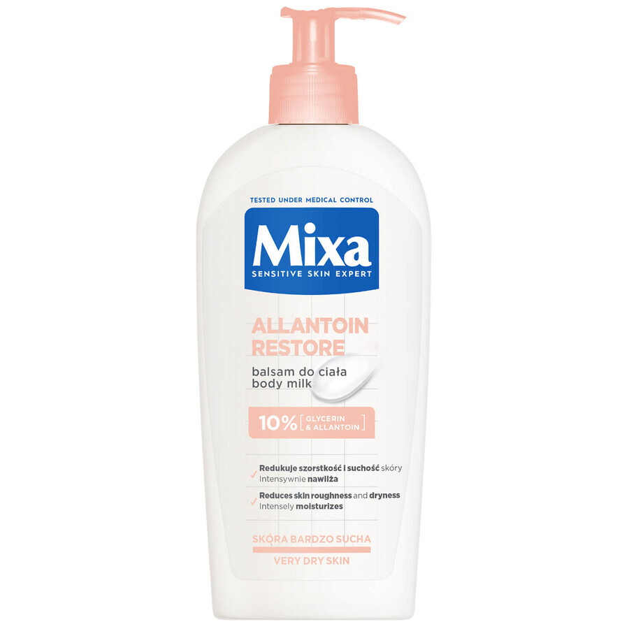 Mixa Allantoin Restore, lait corporel, peau très sèche, 400 ml