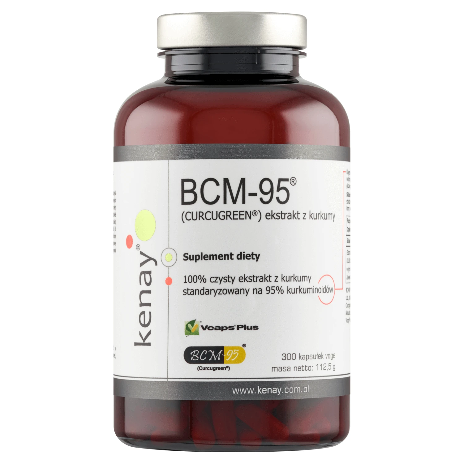 Kenay Bcm-95, Extrait De Curcuma, 300 Gélules Végétales