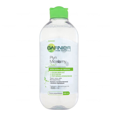 Garnier, Lotion micellaire 3en1, peau normale et mixte, 400 ml