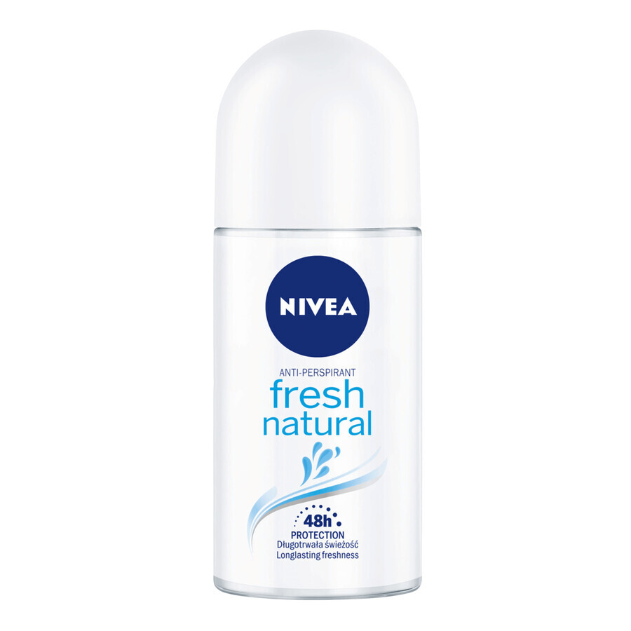 Nivea, antitranspirante roll-on, Fresh Natural, 50 ml