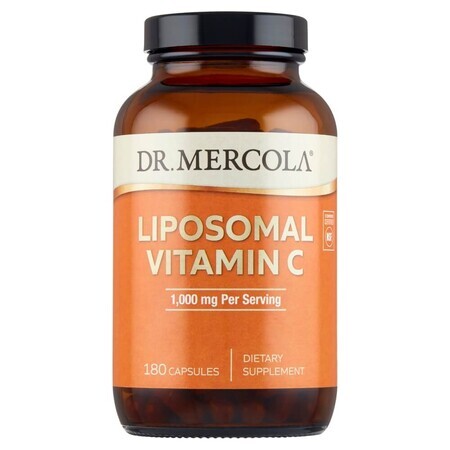 Mercola Vitamine C liposomale, vitamine C 1000 mg, 180 gélules