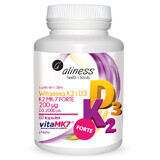 Aliness Vitamine K2 MK-7 Forte 200 µg + D3 2000 UI, 60 gélules