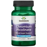 Swanson Chromium Picoliante, chrome 200 µg, 200 gélules