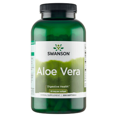 Swanson Aloe Vera, 300 capsules