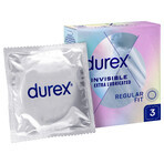 Durex Invisible, préservatifs super fins, 3 pièces