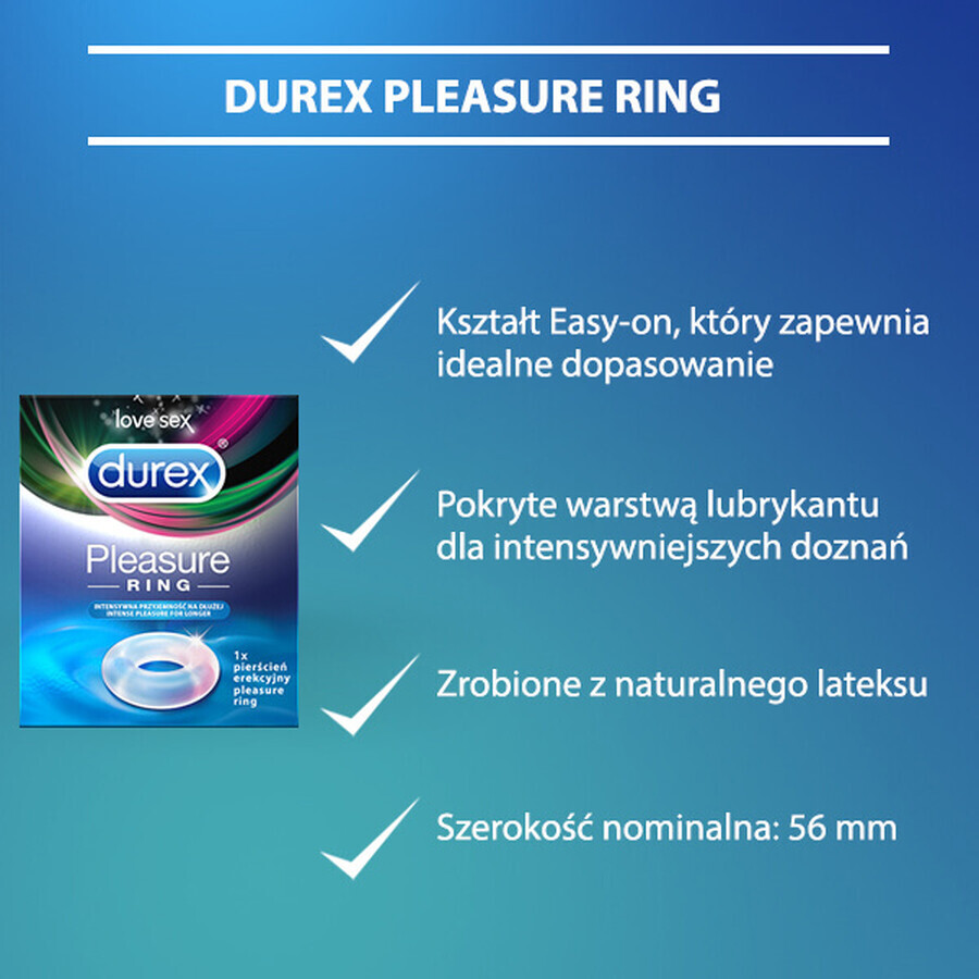 Durex Pleasure Ring, anneau d'érection