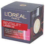 L'oreal Revitalift Laser X3, Crema antiedad 40+, regeneración intensiva, 50 ml