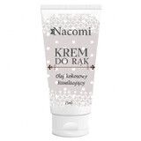 Nacomi, moisturizing hand cream, coconut oil, 85 ml