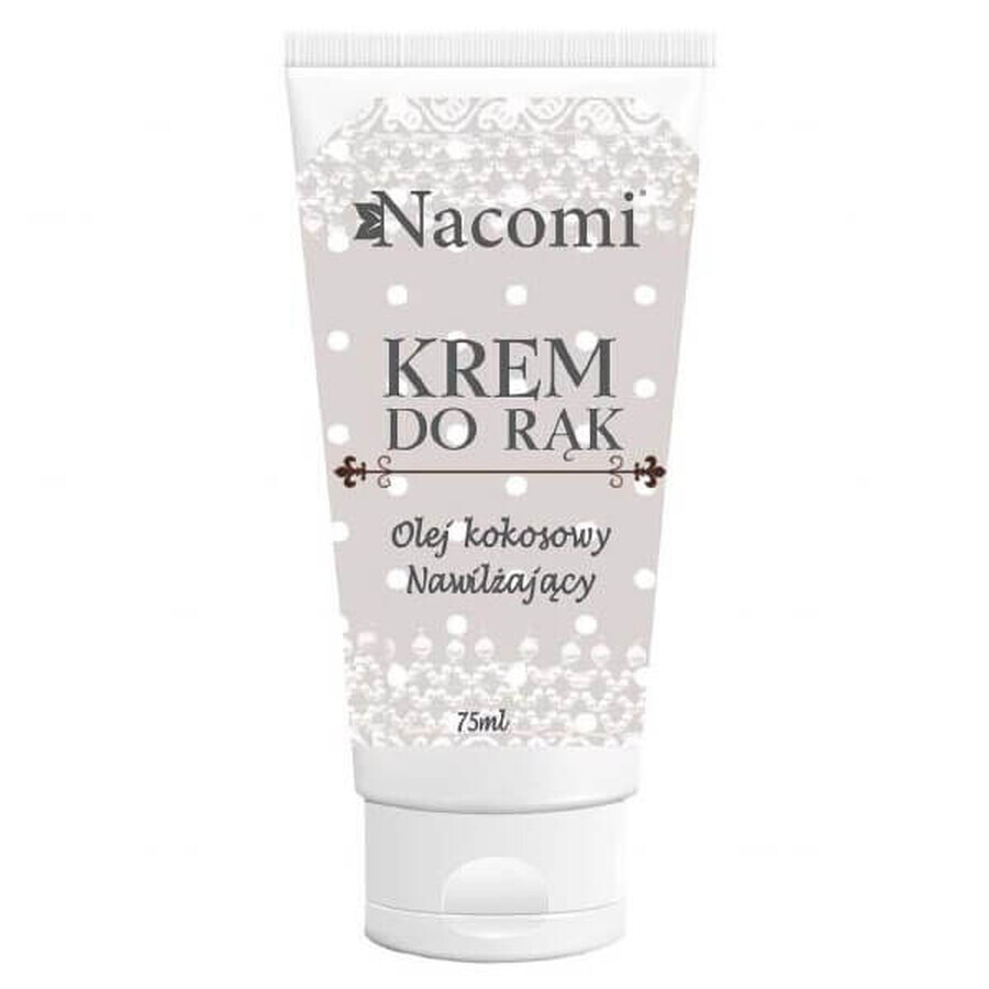 Nacomi, cremă de mâini hidratantă, ulei de nucă de cocos, 85 ml