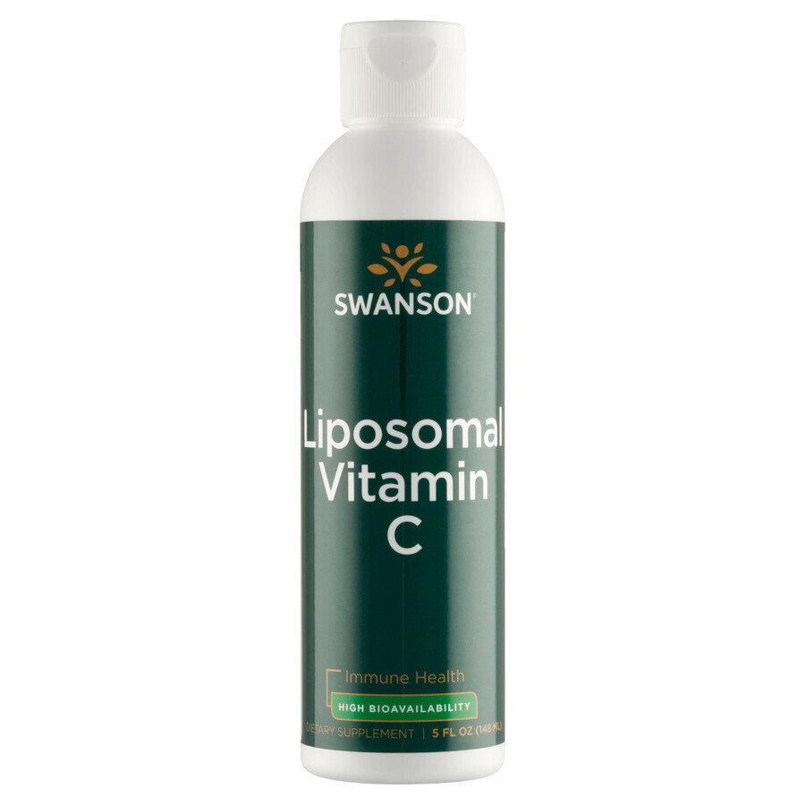 Swanson Liposomal Vitamin C, vitamine C liposomale, arôme agrumes, 148 ml